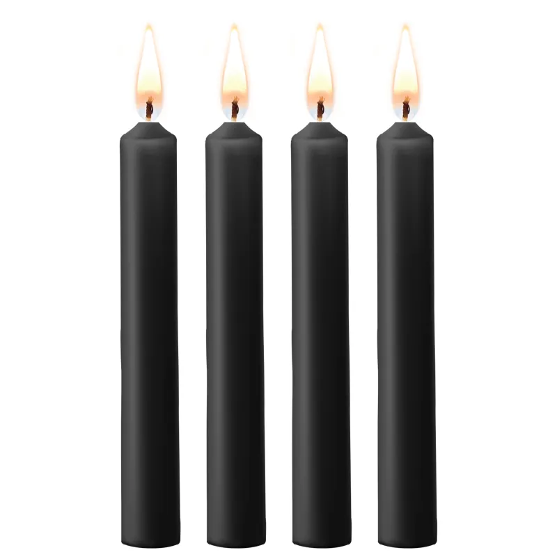 Ouch! Lot de 4 mini bougies SM Wax Noire